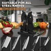 XARILK Edge Kitchen Knife Sharpener – Pull-Through Manual Sharpener with