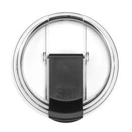 Simple Modern Tumbler, Water Bottle Lid Replacement Fits Insulated Classic, Journey and Scout Coffee Travel Mugs, SK Flip, Clear