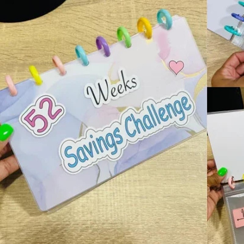 Savings Binder 52 Week Money Saving Challenge Binder Budget Binder