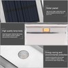 Solar Powered PIR Motion Sensor 2 LED Path Wall Light