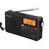 XHDATA D109WB Portable AM/FM/SW/LW/WB Weather Radio Shortwave Radio Receiver with