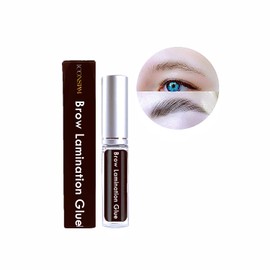 Brow Lamination Glue, Brow Fix Gel, Clear Eyebrow Lift Glue Tools Professional Brow Lifting, Strong Eye Brow Perm Adhesive Easy to Use Water-Based, More than 50 Applications