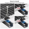 Anbte 10Pcs Solar Panels Mid Clamps for Unistrut Aluminium Panel