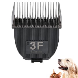 Ruzros Flash Clipper Professional Detachable Replacement Blades，Compatible with Kenchii Flash Clipper Blade, Black (3 FC)