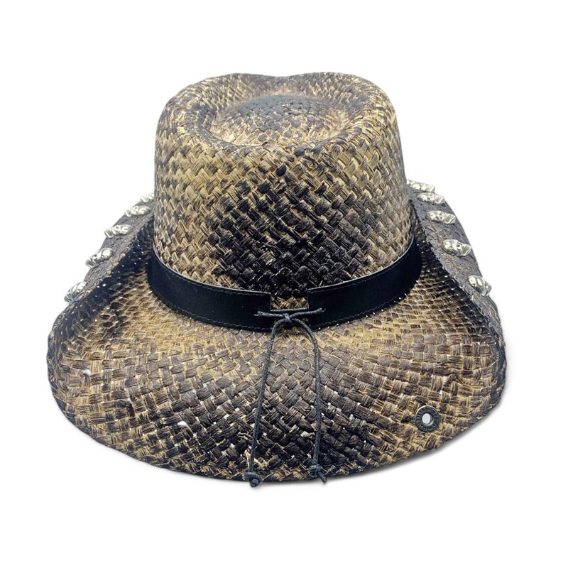 Peter Grimm Ltd Unisex Gotham Straw Cowboy Hat One Size