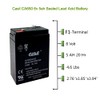 Game Feeder Battery 6v 5ah SLA AGM Rechargeable Battery by