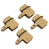 4 Pair Bike Brake Pads with Installation Tools Metal Reliable