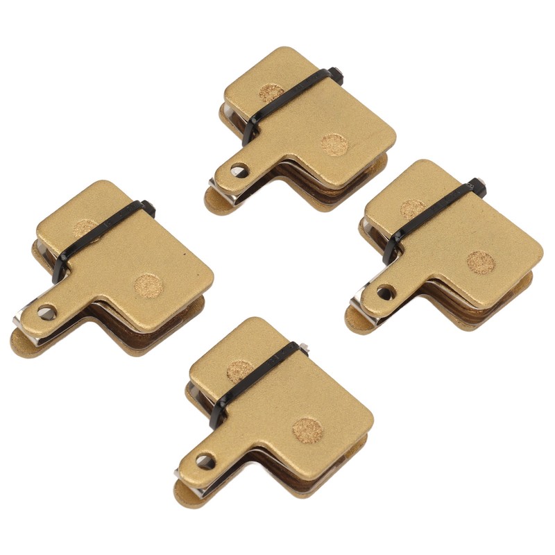 4 Pair Bike Brake Pads with Installation Tools Metal Reliable