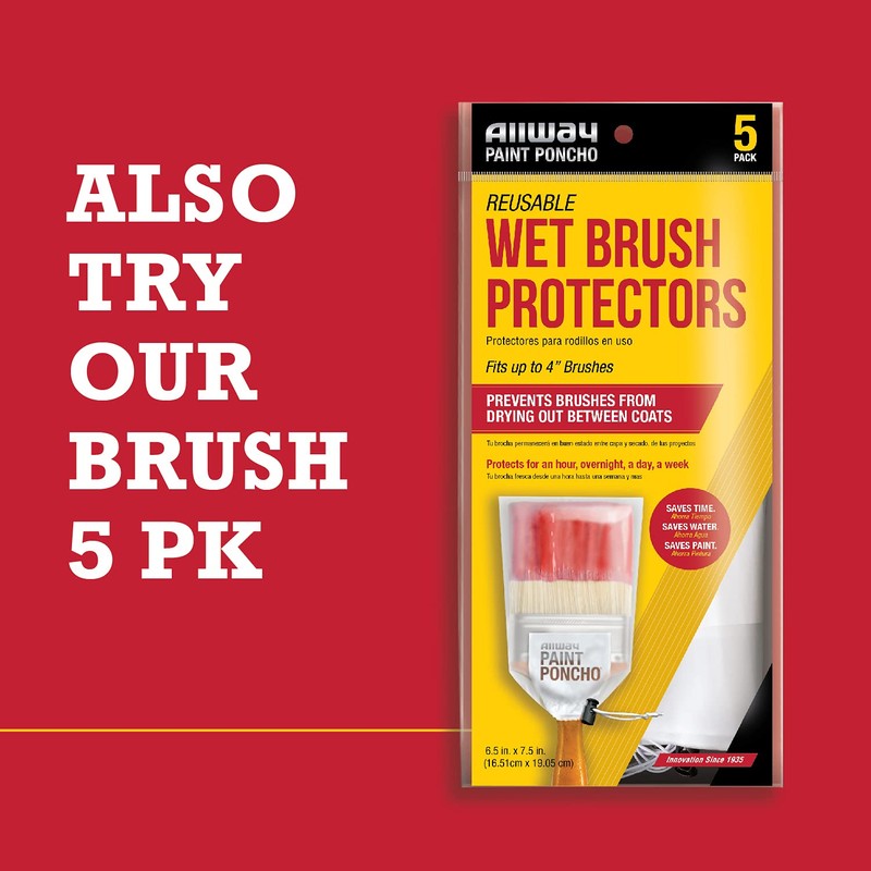 Allway Paint Poncho pon-rl Paint Poncho, Clear