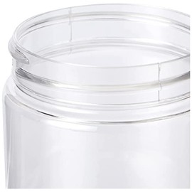 Sunpet J0100 100ml Small Plastic Food Storage Canisters, Red, pack of 6