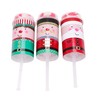 Toyland® Christmas Confetti Push Pop 16 cm Pack of 6