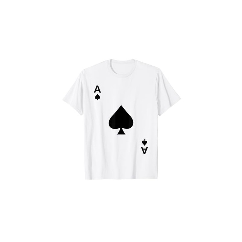 Maglietta Ace of Spades Blackjack Cards Poker 21 Maglietta
