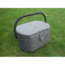 Sewing Box Sewing Basket with Sewing Kit Sewing Storage/Blue/Multi-colour