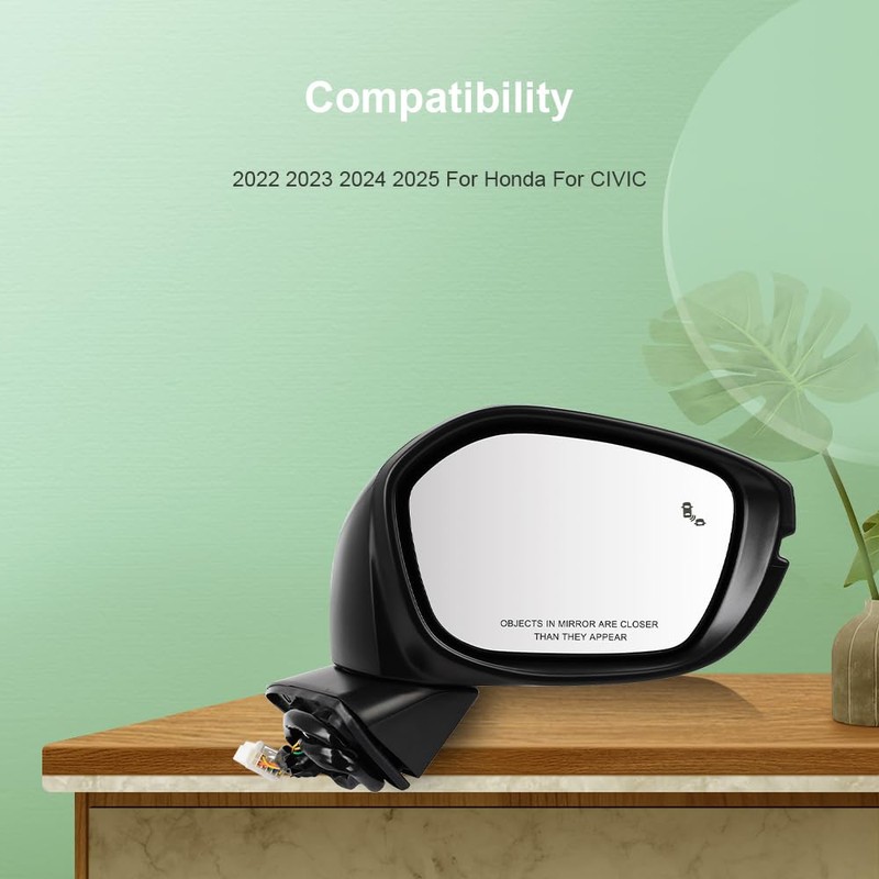 SCITOO Passenger Side View Mirror Compatible with 2022 2023 2024