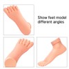 AORAEM Practice Fake Foot Flexible Movable Soft Silicone Fake Foot