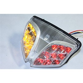 SMT-Led Tail Brake Light Compatible With 2008-2009 Suzuki Gsxr 600 Gsx-R600 750 Gsx-R750 Clear [B00RUEO17M]