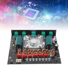 Power Amplifier Chip XY S350H with TPA3255 HiFi and 360 Degree Infinite Tuning for Music Lovers, 2 x 220W + 350W,Bluetooth, AUX, USB, APP Control
