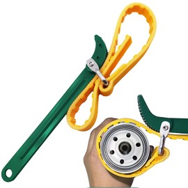 Oil Filter Wrench Rubber, Hillylolly Band Wrench Rubber, Belt Wrench, Small, Oil Filter Band Wrench Ratchet, Universal Rubber Pipe Wrench for Pipes, Glass Opener, Oil Filter, Shower Heads