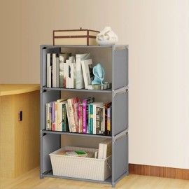 Librero Y Mueble Organizador Estante Para Libros 3 Cubos