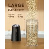 Sangcon Gravity Electric Salt and Pepper Grinder Set Shakers -