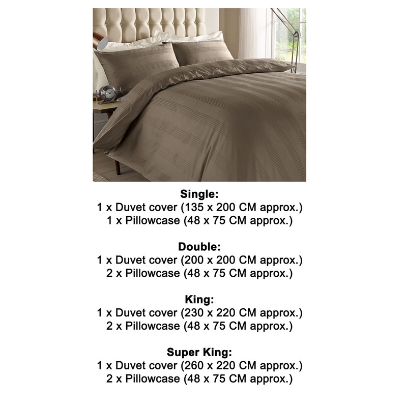 ED Luxury 400 Thread Count Duvet Cover Set | 100%