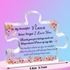 SMARGO Nana Gifts from Grandchildren, Acrylic Plaque Gifts for Nana,
