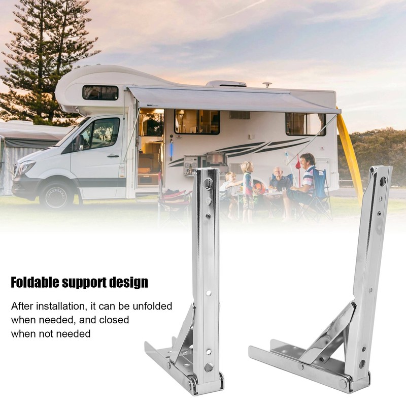 8in Folding Shelf Bracket Wall Mount 45KG Maximum Load Cold