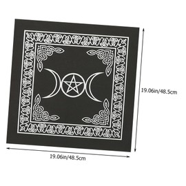 iplusmile 6Pcs Tarot Tablecloth Divination Table Cover Elegant Design for Tarot Readings Decorations for Psychologists Tarot Enthusiasts