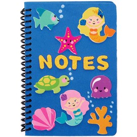 Baker Ross FC823 Mermaid Foam Rubber Stickers - Pack of 200, Bulk Pack Foam Stickers for Children for Crafts, Design and Decorating, Craft Material for School Cones