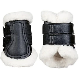 HKM Comfort Gaiters & Bell Boots 9100 Black Mini Shetty