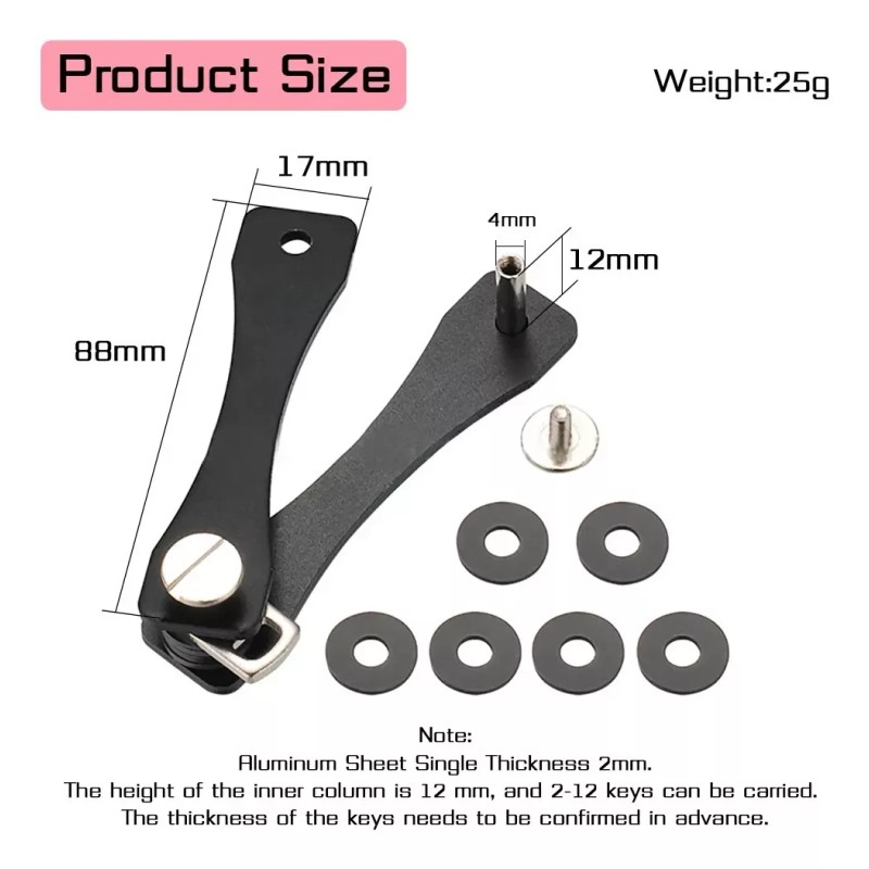 TechMel Organizador De Llaves Smart Key Tipo Navaja Elegante