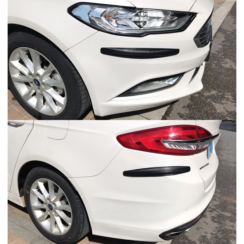 4 Pack Car Bumper Guard, Universal Rubber Protector for SUV