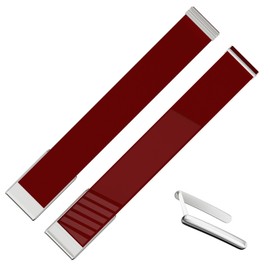 fitspur Waterproof Hydroknit Replacement Wrist Band,Compatible with WHOOP 5.0 WHOOP MG Life (Red, one+peak)