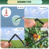300Pcs Drip Irrigation Fittings Kit for 1/4" Tubing, Drip Line