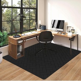 Gaming Chair Mat for Hard Floor, 75"x60" Large Computer Chair Mat, Multi-Purpose Floor Protector Desk Chair Mat for Work, Home, Office