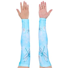 Tyqour Garden Sun Protection Arm Sleeves for Women, Anti-Slip Sun Arm Cover Compression Sleeve, Cooling Anti-Scratch Farm Arms Cover for Women Men Gifts Gardeners Harvesting Outdoor Sports