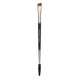Bdellium Tools Professional Makeup Brush - Maestro Series 736 Double-ended Angled Definer/Spoolie - With All-Vegan Synthetic Fibers, For Polished, Well-groomed Lashes and Brows (Black, 1pc)