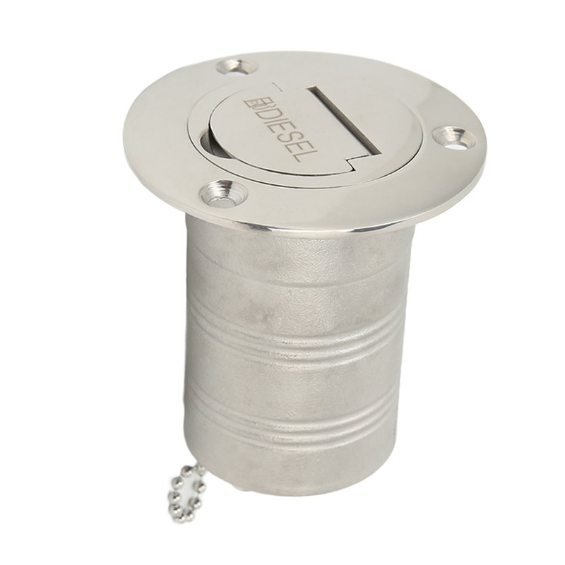 Boat Filler Right Angle Clamshell 316 Stainless Steel Hardware for