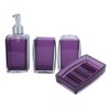 4Pcs/Set Acrylic Bathroom Accessory Set Toothbrush Soap Dish Holder for