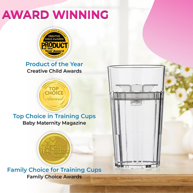 Reflo Smart Cup Bundle (Green 2-Pack) Baby-Led Weaning Montessori Cup