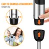 Immersion Blender Handheld, 1100W 5-in-1 Multi-Purpose Hand Blender, 12-Speed Stick