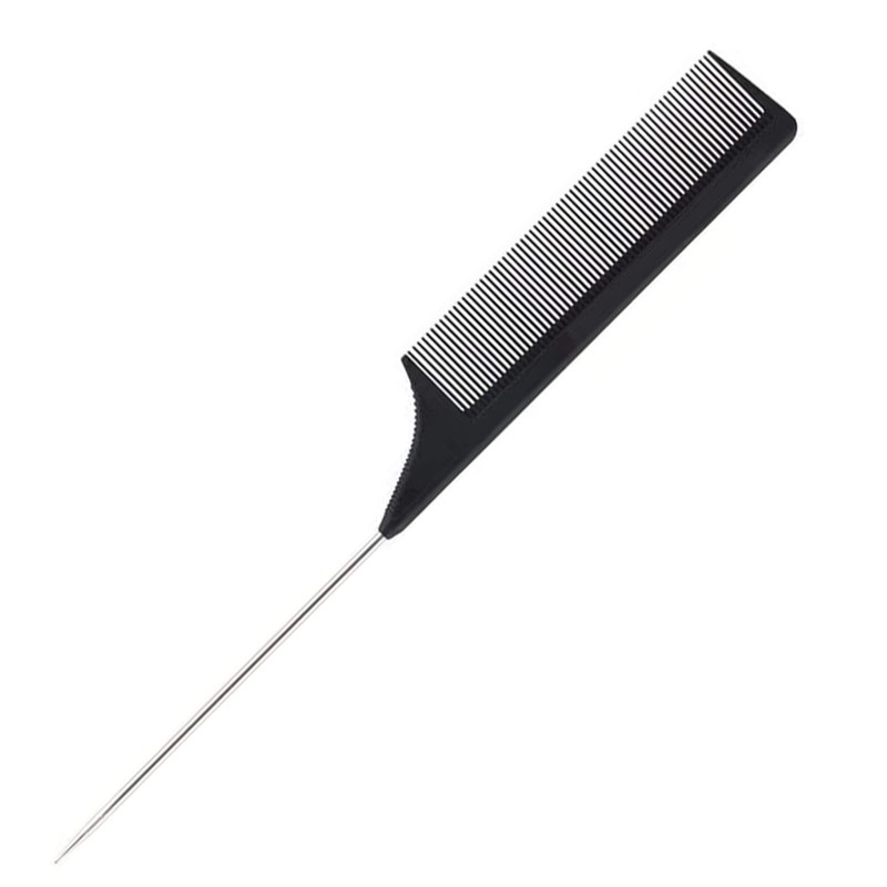 1 Pack Professional Carbon Steel Tail Combs Heat Resistant with
