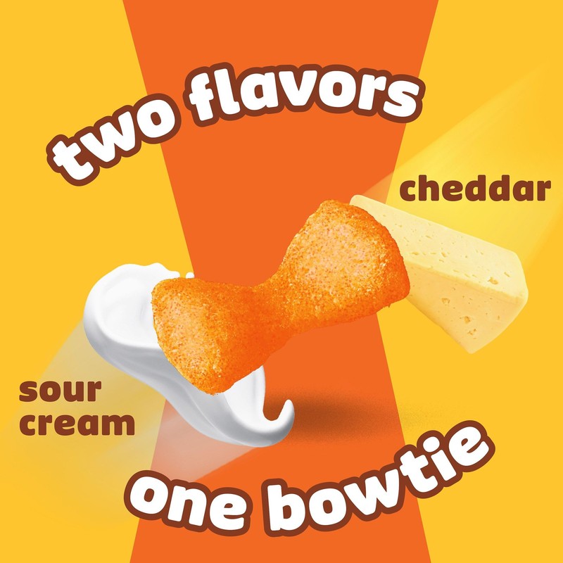 Pringles Mingles Puffed Snacks, Cheddar and Sour Cream, Cheese Puffs,