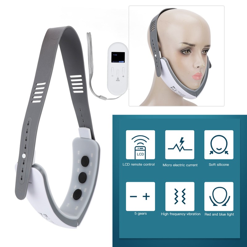 Facial Slimming Machine Red Blue Light 5 Gears High Frequency