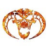 Demon Devil Skull Horns - Vinyl Decal Sticker - 8"