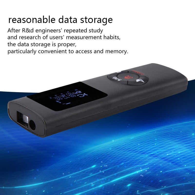 JQ40 Digital Handheld Mini Laser Distance Area Volume Meter Portable