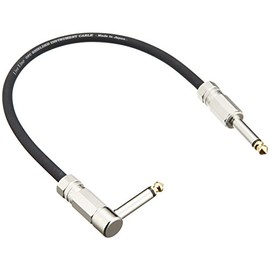 LIVE LINE LE-Stage Series Guitar Cable, 11.8 inches (30 cm), LE-30CS/L, Black