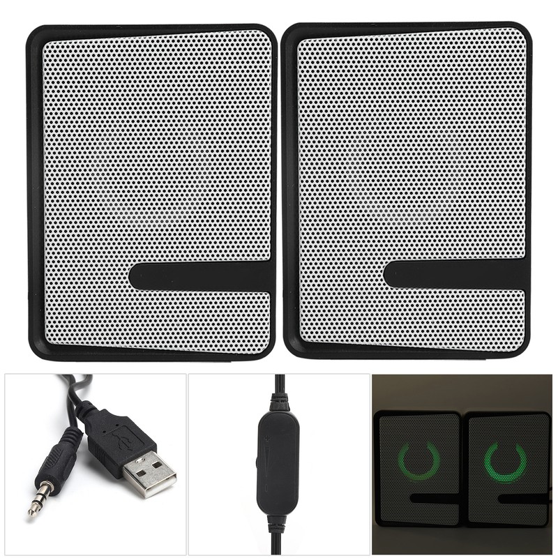 Wireless Desktop Computer Speaker Recrectangular USB Mobile Phone Universal Active