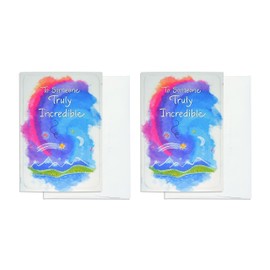 Blue Mountain Arts Appreciation Card 2-Pack—Uplifting Message for Someone in Your Life Who Is Truly Incredible in Every Way