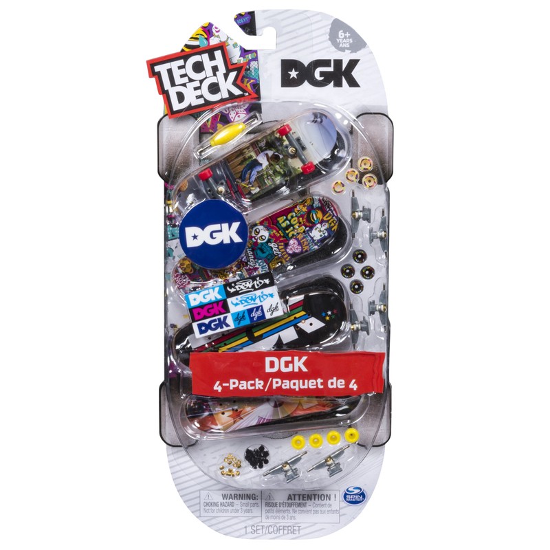 Tech Deck - 96mm Fingerboards - 4-Pack - DGK